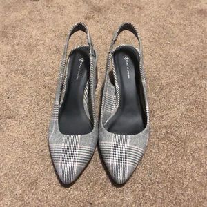 NWOT Plaid Kitten Heals